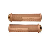 Peaty's Monarch Grips - Gum/Mushroom/Thick - Trail Comfort, Durable, Ergonomic Finger Bars, Support Thumb Pad, All Day Riding, All Weather & Terrain, MTB Enduro Downhill Ebike Mountain Bike