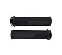 Peaty's Monarch Grips - Knurl Bike Grips, Ergonomic Handlebar Grip for Precision Control, Supportive Thumb Pad & Finger Bars, Durable BMX, Ebike & Mountain Bike Grip - Thick 32-34mm, Black