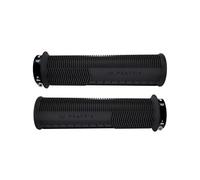 Peaty's Monarch Grips - Mushroom Texture Bike Grips, Ergonomic Handlebar Grip for Trail Comfort, Supportive Thumb Pad & Finger Bars, Durable BMX, Ebike & Mountain Bike Grip - Thin 30-32mm, Black