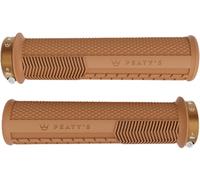 Peatys Monarch Knurl Lock On Handlebar Grips Gum
