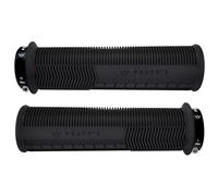 Peaty's Monarch Grips - Mushroom Texture Bike Grips, Ergonomic Handlebar Grip for Trail Comfort, Supportive Thumb Pad & Finger Bars, Durable BMX, Ebike & Mountain Bike Grip - Thick 32-34mm, Black