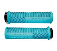 Peaty's Handlebar Grips Monarch Mushroom – Thick Ergonomic, Thumb Pad, 32–34mm, 138mm, Blue