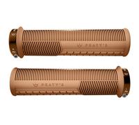 Peaty's Monarch Grips - Gum/Mushroom/Thick - Trail Comfort, Durable, Ergonomic Finger Bars, Support Thumb Pad, All Day Riding, All Weather & Terrain, MTB Enduro Downhill Ebike Mountain Bike