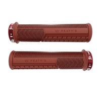 Peaty's Monarch Pro Mushroom Grip - Brick Red / Thick