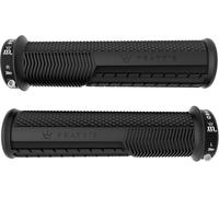 Peatys Monarch Pro Knurl Lock On Handlebar Grips Black
