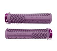 Peaty's Mountain Bike Grips - Monarch Pro Mushroom, Dual-Compound, Thick 32-34mm - Plum Purple