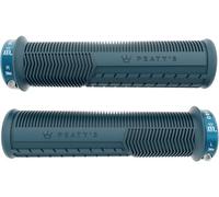 Peatys Monarch Pro Mushroom Lock On Handlebar Grips Storm Blue