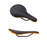 Peaty's Monarch Saddle - Mountain Bike Seat, 260mm, 4130 Rail, Mango Orange