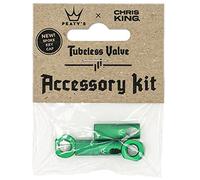 Peatys Products Tubeless Valve Accessory Kit - Green Single
