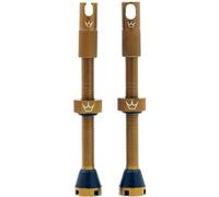 Chris King Peaty´s Tubeless Valves Brown 60 mm 60 mm Bourbon