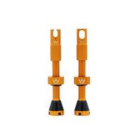 Peaty's x Chris King Tubeless MK2 Valves - Mango / 42mm Valve