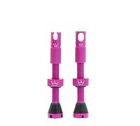 Peaty's X Chris King MK2 Tubeless Valves Presta - Integrated Spoke Key & Valve Core Removal Caps, Mountain Bike, Road & Gravel Bicycle Tyre, Insert Compatible, 7075 Aluminium - 42mm, Punch