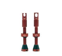 Peaty's x Chris King Tubeless MK2 Valves - Red (42 mm) Size: 42 m