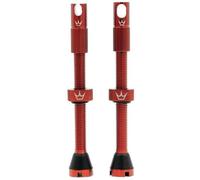 Peaty's x Chris King Tubeless MK2 Valves - Red (60 mm) Size: 60 m