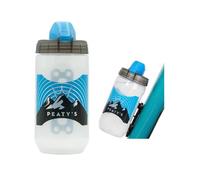 Peaty's x Fidlock Lockin Magnetic 450ml Bike Water Bottle & Mount, Bicycle Drink Bottles, Cycle Accessories For Mountain Biking & Cycling, Premium Alternative To Cage, Twist & Release - Sunrise Clear