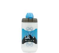Peaty's x Fidlock Lockin Magnetic 450ml Bike Water Bottle & Mount, Bicycle Drink Bottles, Cycle Accessories For Mountain Biking & Cycling, Premium Alternative To Cage, Twist & Release - Sunrise Clear