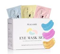 PEAUAMIE Under Eye Patches Gold and Hyaluronic Acid for puffy eyes,Rose Eye Masks for Dark Circles and Puffiness skin care Smooth Wrinkles products 30 Pairs