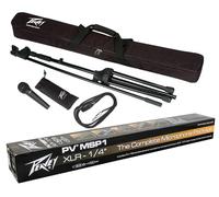 Peavey MSP-1 Microphone and Stand package - Includes PV(r) i100 Dynamic Vocal Cardiod Microphone with 1/4 Inch Cable and Clip