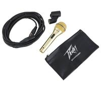 Peavey PVi2GX Gold Cardioid Dynamic Microphone 6m XLR to XLR Lead + Mic Bag Clip
