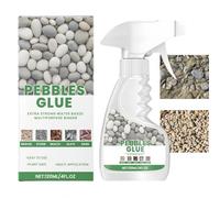 Peb/ble Glue,Resin Gravel Binder for Water,Water-Based Stone & Pebble Binder,Stone Fixing Spray,Trigger Spray,Gravel Glue,Resin for Garden Stones,S/tone G/lue Outdoor,Mulch G/lue f/or G/ravel,120ml
