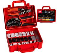 PEBA Crimping Tool and JST Connector Kit - 24 Types of 2.0 mm JST-PH Connectors & Crimp Pins, 2.5 mm JST-XH & JST-SM Housings and Contacts, for DIY Electronics - Suitable for 0.03-0.5 mm² Wires