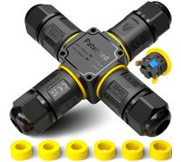 PEBA® IP68 Waterproof Outdoor Cable Connector - 4 Way Waterproof Junction Box for Cable Ø4mm-12mm