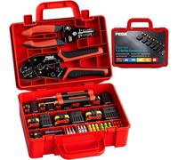 PEBA Waterproof Car Electrical Connector Crimping Tool Kit, 1/2/3/4/5/6-Pin Way Waterproof Electrical Connector, Ratchet Crimper Tool for AWG 22-14 Wire, Electrical Automotive Wire Connectors Plug