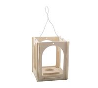 Pebaro 849 849 DIY Wooden Lantern Kit No Glue with Tea Light Holder Wooden Craft Gift Idea