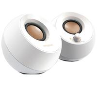 Pebble 2.0 Desktop Stereo Speakers, White - CREATIVE