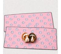 Pebble and Puddle Guinea Pig Cage Liners 2 Pack, 61x120cm UK