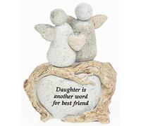Pebble Art Angel Daughter Ornament