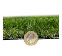 Pebble Beach 35mm Artificial Grass, Value For Money, Pet-Friendly, Realistic Fake Grass-2M(6'6") X 4M(13'1")-8M²