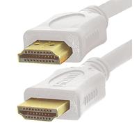 Pebble Eleven 10M Extra Long Shielded Premium HDMI Cable 4K Ultra HD TV 3D ARC Blu Ray White