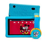 Pebble Gear Disney Mickey & Friends Bundle - 7 Inch Kids Tablet with Bumper & Headphones, Parental Control, Blue Light Filter, 500+ Games, Apps, E-Books, 85 dB Volume Limiter, Music Sharing Function
