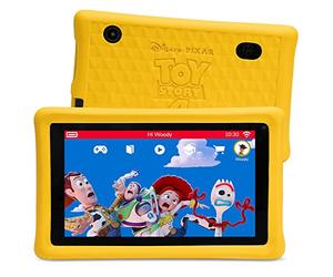Pebble Gear Kids Tablet - Disney Toy Story | 7 Inch Kids Tablet with child-safe case, parental controls, blue light filter, 500+ games, apps, e-books for kids, Wi-Fi, 16 GB