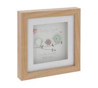 Pebble Glass Square Plaque - Baby Girl
