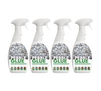 Pebble Glue 1L Bottle X4 - Resin Binder For Decorative Garden Stones, Gravel, Mulch, Bark, Slate Chippings And Aggregates