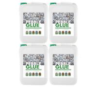 Pebble Glue 5L X4 Bottle - Resin Binder For Decorative Garden Stones, Gravel, Mulch, Bark, Slate Chippings And Aggregates