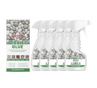 Pebble Glue, Resin Gravel Binder for Water-Based Stones, Bark, Gravel on Borders, Patios & Garden Weather-Resistant Mulch Glue, Last all Seasons, Waterproof, Ideal for Gardens & Landscaping (5 Pcs)