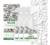 Pebble Glue, Stone Fixing Spray, Resin Gravel Binder for Water-Based Stones, Gravel on Borders, Patios & Garden Paths, Weather-Resistant, Child & Pet Friendly, Easy Application, 120ml (3)