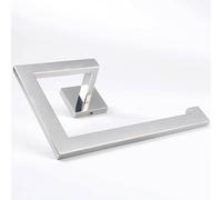 Pebble Grey™ Manhattan Towel Ring for Bathroom, Wall Mounted with Screws, Industrial Style Hand Towel Holder, Contemporary Design, Anti-Rust, Concealed Fixings (Chrome)