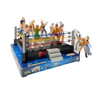 PEBBLE HUG 12 Mini Wrestling Figures For Kids, Imaginative Play, Enhancing Motor Skills, Durable Construction, Portable And Lightweight, Teamwork, Easy To Store