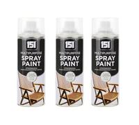 PEBBLE HUG 151 Clear Lacquer Spray Paint, Quick-Drying Formula, DIY Projects, Glossy Finish, Ideal For Wood, Metal, Perfect For Both Indoor And Outdoor, 400ml, (3 Pcs)