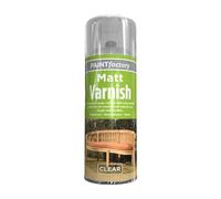 PEBBLE HUG 250ML Clear Varnish Professional Matt Finish Spray, Wood Colour Paint All Purpose, Varnish Clear Matte Finish Interior/Exterior Protection (Pack of 1)