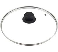 PEBBLE HUG 34cm Frying Pan Saucepan Glass Lid Cover, Pan Lid, Glass Cover, Tempered Glass, Cookware Lids, Glass, Steam Hole, Frying Pan, Suitable For Pots & Pans