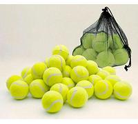 PEBBLE HUG 3x Light Weighted Tennis Balls Ideal for Sports Play Dog Toy Ball Great for Lessons, Practice, Throwing Machines Adults Children (Yellow)