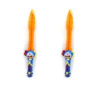 PEBBLE HUG Adventure Toy Sword, LED Light & Sound, Imaginative Play, Comfortable Grip, Eye Catching Glowing Toy, Long-Lasting Fun, Indoor and Outdoor Play, Lightweight Design, (2 Pcs)
