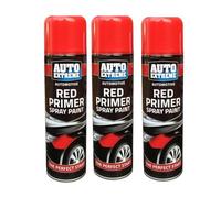 PEBBLE HUG All Purpose Spray Paint, Red Primer Aerosol Paint, Ideal and Perfect Finish for Cars, Bikes, Vans, Metal and Wood, Quick Drying, 250ml (3 Pcs)