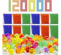 PEBBLE HUG Ammo Refill for Gel Blaster G-u-n, Ensuring Accurate Shots & Long-lasting Performance, Ideal for Both Indoor & Outdoor Play, Realistic Shooting Action, Random Colour, (120K)