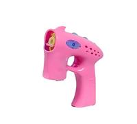PEBBLE HUG Automatic Bubble Maker Blower, Bubble Blaster Toy Gun, Bubble Blower Toy with Light & Music, Outdoor Garden Toys, Summer Toy, Battery Included, (PINK)